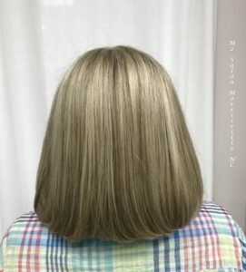 Ash-blonde-lowlights-and-highlights-m2-salon-morrisville-nc